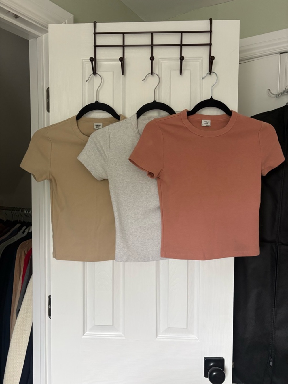 Aritzia Sunday Best crop tee - Size XS